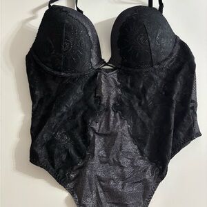 La SENZA Black Lace Bodysuit